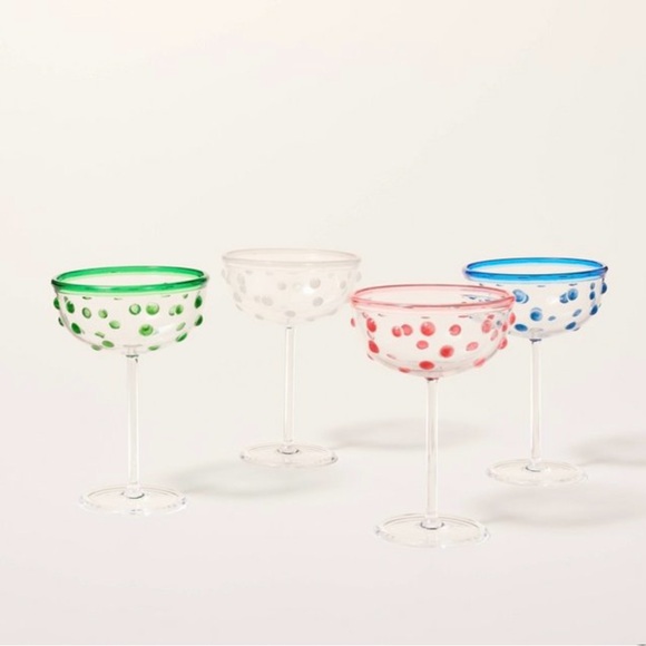 kate spade x Target 4-Piece Acrylic Coupe Set | NWT - Picture 2 of 6